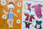Vintage Whitman ideal Toy Lazy Dazy Paper Dolls 1973 Uncut unused