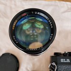 Vtg Metal Body Chinon Camera W  2 Lens   Case For Parts Or Repair Untested 