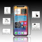For Iphone 16 15 14 13 Pro Max Xs Full Coverage Tempered Glass Screen Protector