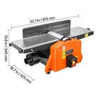 Spiral Benchtop Jointer  8 Inch  2 Hp 8500 Rpm Bench Top Wood Jointer  18-blade