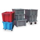 Mfg Tray 7802085280 Stack   Nest Storage Container  3 7 Gal  17-7 8 In L X
