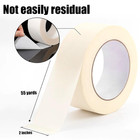 Masking Tape 2 Inch  10 Pack White Masking Tape Bulk For General Purpose Use  2