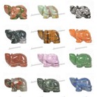 40mm Carved Gemstone Healing Crystal Guardian Turtle Figurine Home Statue 1 5 