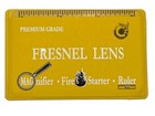 Pocket Wallet Size Fresnel Lens 4x Magnifier Ruler Magnifier With Sleeve