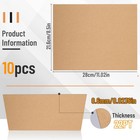 Jnenery 10 Chipboard Sheets 8 5 X 11inch 22pt10pcs  10pcs X 22pt