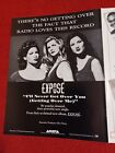 Expose - 1993 Us Two 2  Full-page Ads  i ll Never Get Over You  Single Hits Mag 