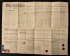 1872 Antique Deed Indenture Samuel Hibbs To John Atkinson Buckingham Bucks Co Pa