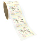 Square   Rectangle Custom Printed Stickers Labels Full Color Stickers   Labels 