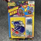 New Window Art Kit Kids Craft Stained Glass Look Diy Old School Artwork