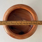 Turned Wood Handmade Bowl Signed   Numbered 7 1 2  Gorgeous Graining