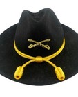     us Army Cavalry Yellow Acorn Campaign Hat Cord  Military Trooper Hat Band