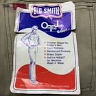 Vintage Deadstock Nwt Big Smiths 70s Retro Men   s Khaki Work Pants 31x34