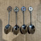 Sterling Silver  usa  Set Of  4 Stunning Collector Tea Spoons  40g  Not Scrap 