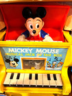 Boxed 1973 Mickey Mouse Musical Jack In The Box Kohner Walt Disney Vintage Toy 