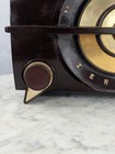 Vintage Mcm Zenith Model J615 Am Tabletop Tube Radio Art Deco Tested Works  
