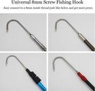  fishing Gaff Hook 8mm Stainless Steel Sharp Tip Big Game Offshore Sea Fish Gig