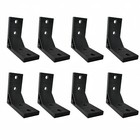 8pcs Heavy Duty Aluminum Right Angle Corner Bracket For 4040 Aluminum Extrusion