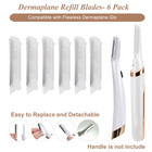Replacement Blade Heads For Finishing Touch Flawless Dermaplane Glo