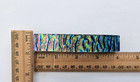 Fused Large Multicolor Handcrafted Dichroic Glass Genuine French Hair Barrette
