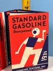 1935 Football Pocket Schedule Standard Oil Gasoline Stations