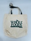 Vintage Whole Foods Market Grocery Store Canvas Tote Bag Usa Made