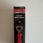 Snap-on New Hard Handle Handheld Bottle Opener  Red Metal plastic 6in Ssx22p106