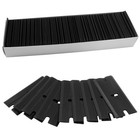 200pcs Plastic Razor Blades  Double Edged Plastic Blades  Safety Glass Scraper B