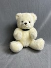 Vintage 1986 Applause White Teddy Bear Plush 15    Stuffed Animal Wallace Berrie