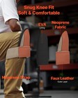 Vevor Knee Pads For Work Durable Leather Construction Pads Washable Extra Thick