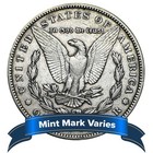 1878 - 1904  1 Morgan Silver Dollar Very Good - Very Fine Vg-vf