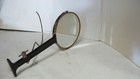 Vintage Brass Vanity Hanging Hand Held Mirror Double Sided French Column Base13 
