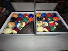 Brunswick Centennial Billiard Pool Balls Set Complete 16 Ball 2 25  New Nos