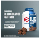 Dymatize Elite Whey Protein Rich Chocolate 5lb 63 Servings 25g Protein
