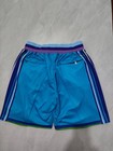 New Charlotte Hornets Men Blue Pockets Stitched Shorts Size Us
