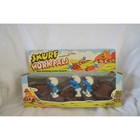 Rare Vintage 1982 Smurf Work Pals Galoob Wind-up Action Toy Set New In Box 80s