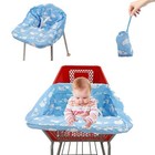 2-in-1 Shopping Cart Cover For Baby Or Toddler High Chair Covers Portable Bag