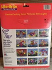 Vintage 1994 Mb Lite-brite Picture Refill 12 Full Color Pictures  New Sealed