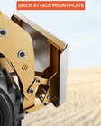 New 5 16  Mount Plate Skid Steer Loader Quick Tach Attachment For Bobcat Kubota