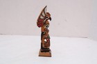 Northwest Coast Totem Pole Signed John Williams 6 75  Thunderbird Native Art