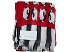 Vera Bradley Soft Fringe Scarf Playful Penguins Red  White Black 27x72 New