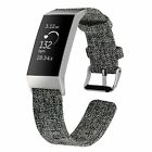 Woven Replacement Watch Bands Bracelet Wrist Strap Fitbit Charge 4   3 Se Canvas