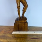 Vintage Hand Carved Wooden Figurine Primitive Folk Art