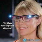 Mighty Sight Led Magnifying Eyewear Glasses 160  With Rechargeable Led Lights Us