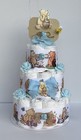 3 Tier Classic Winnie The Pooh Diaper Cake Baby Shower Boy