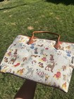 Disney Parks Dooney   Bourke Christmas Santa Tails Dogs 2021 Tote Purse