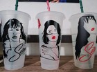 Entire Selena Stripe Cup Collection W  Selena Starbucks Cups