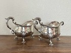 Edward Wakelin 1757 London Silver Pair Of Gravy Boats