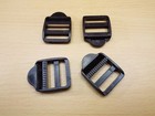 Qty4 Ladder Lock 1  Inch Strap Tri Slider Adjust Able Tension Buckle Webbing