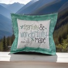 Precious Embroidered Nursery Pillow                fearfully   Wonderfully Made   