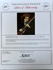 Angus Young Ac dc Signed Autograph Photo Authentic Letter Of Authenticity Coa